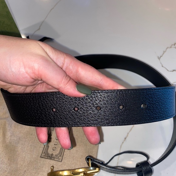 ✨Authentic Gucci GG Marmont Wide Belt 85✨ - Picture 6 of 7